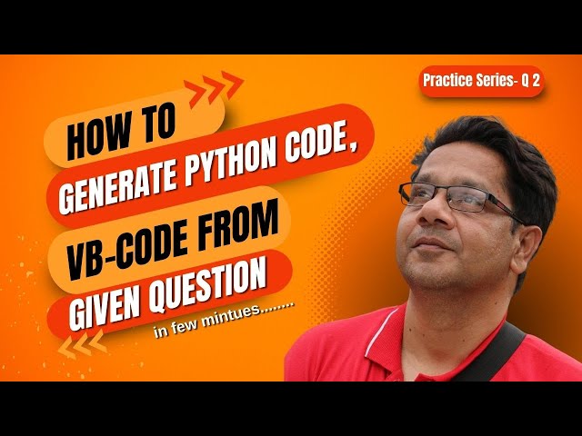 How to Create a Pseodoce , python code , vb code for Question 2